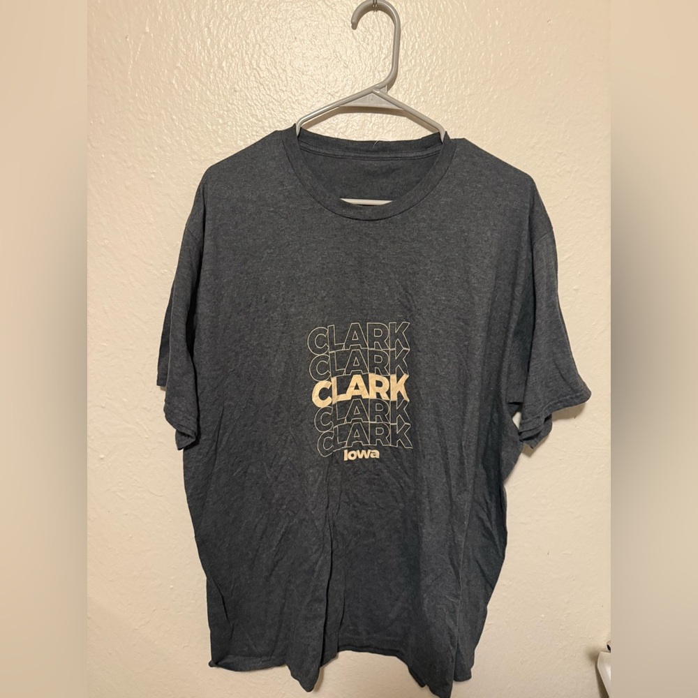 Caitlin Clark Gray Graphic T-Shirt